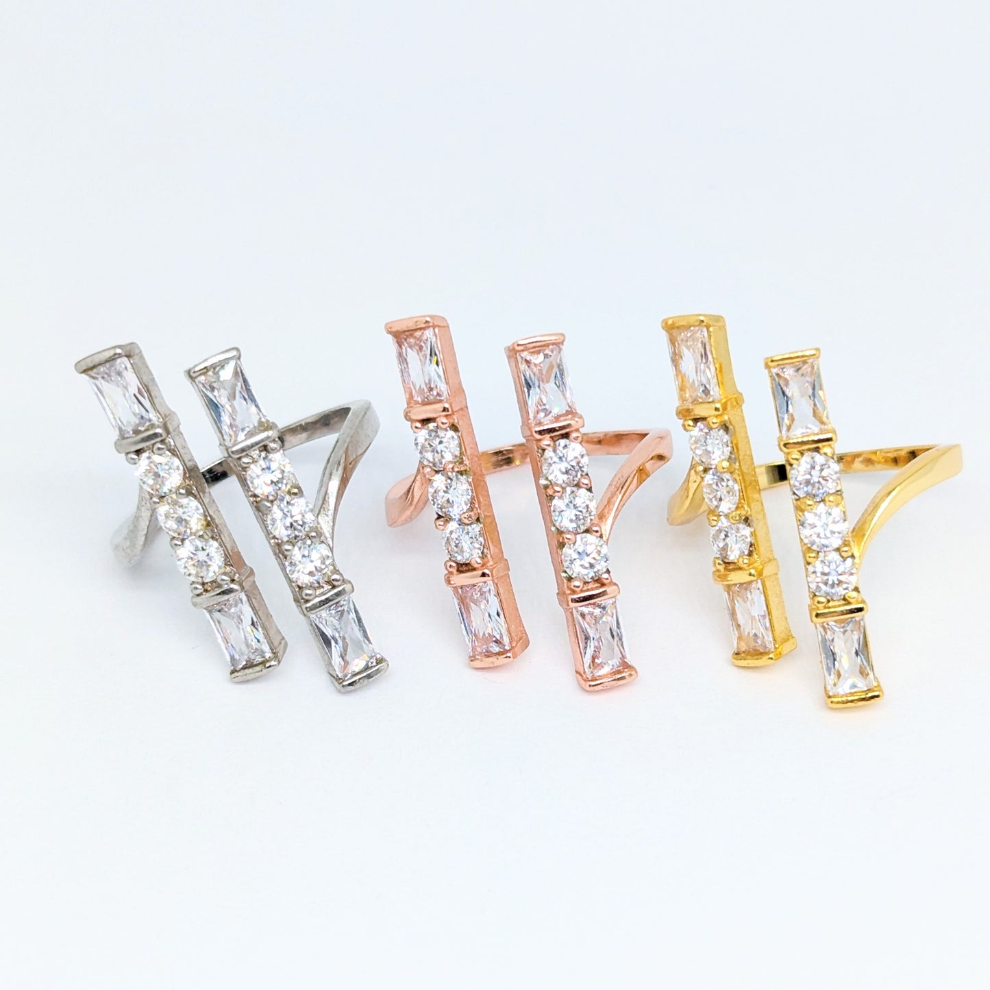 Statement Bar Open Top Gem Ring