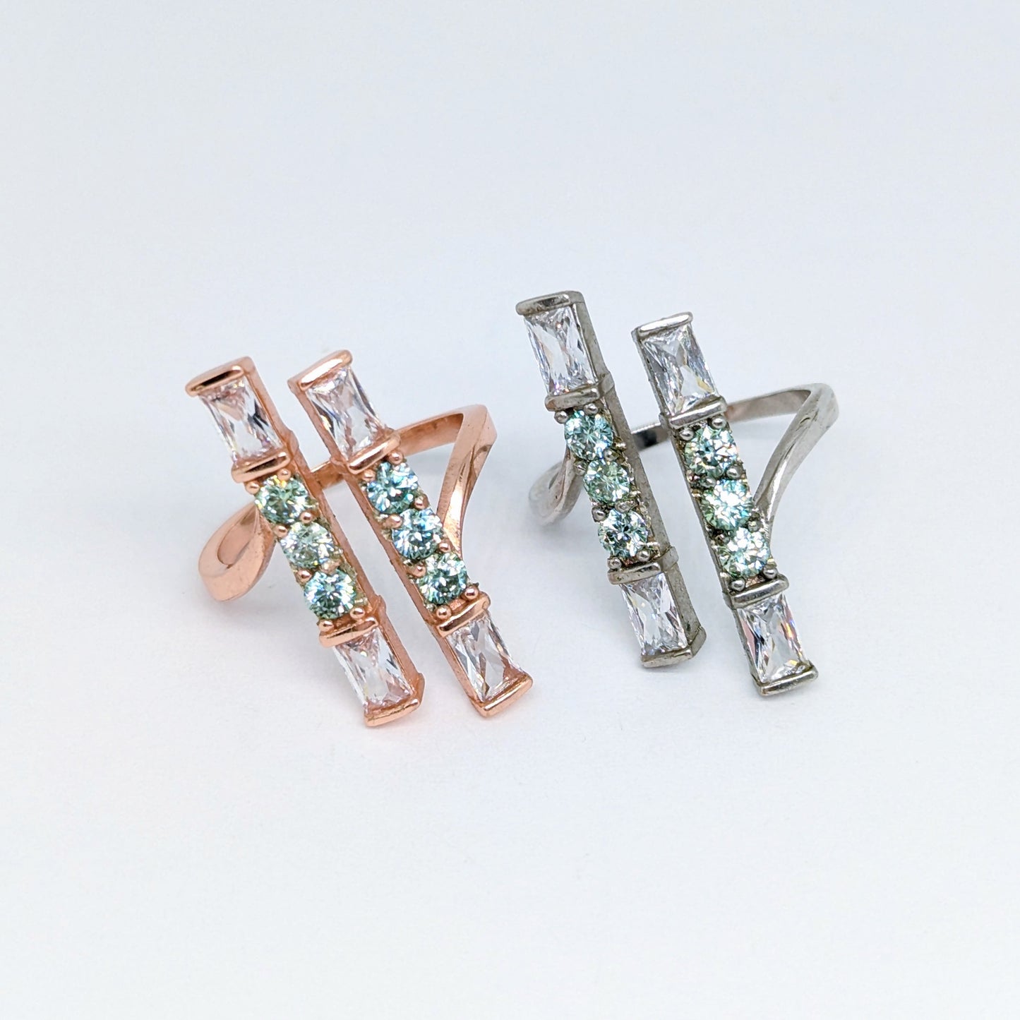 Statement Bar Open Top Gem Ring